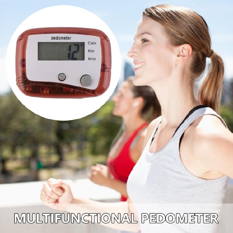 Simple Step Counter Walking Pedometer Accurate Fitness Trackers with Clip Portable Outdoor Accurate Step Counter