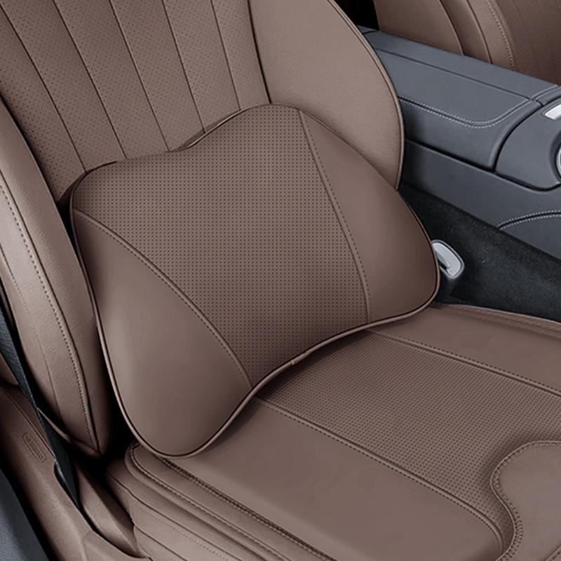 Zhiji R7 All-Season Memory Foam Car Headrest and Lumbar Support Pillow Set
