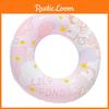 Cute Cartoon Pattern Cloud Horse Kids Baby Inflatable Swim Ring Pink Lifebuoy Water Floating Ring