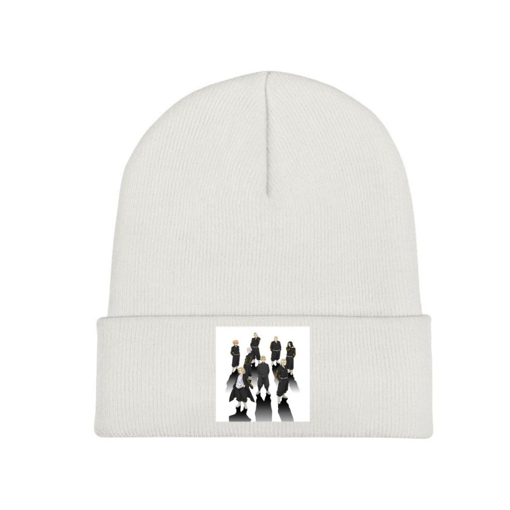 Tokyo Revengers Takemichi Hanagaki Strickmützen Damen Unisex Skullies Beanies Wintermütze Manjirou Chifuyu Mitsuya Warme Mütze