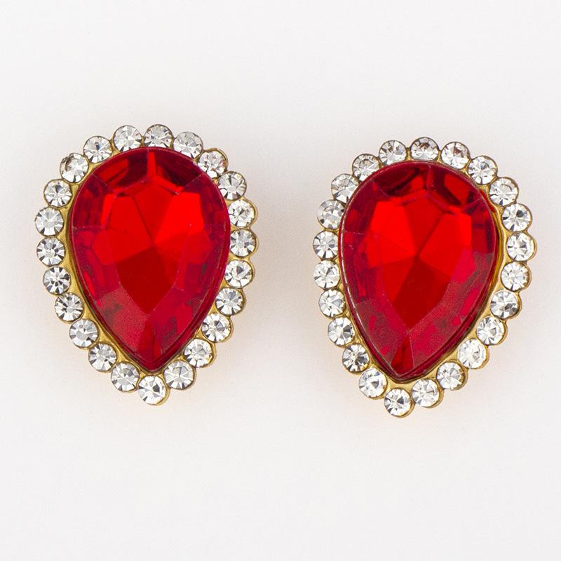 Sunflower Teardrop Acrylic Bow & Heart Hand-Sewn Diamond DIY Hair & Clothing Accessories