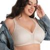 Plus Size European and American Large Size Bra Breathable Mesh Yarn Collection Sub-breasts Large Chest Support Underwear Spot Wholesale