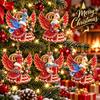 Acrylic Acrylic Pendant Lightweight Christmas Tree Ornament  Christmas New Year Decoration