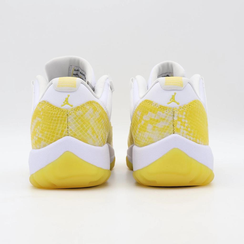 AH7860-107 Nike Air Jordan 11 Retro Low Yellow Snake Skin Gold (Women's)
