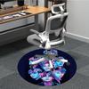1PC K-pop Office Round Rug, Non-slip, Soft and Durable Office Rug for Interior Decoration, Perfect for Office Yy250915026