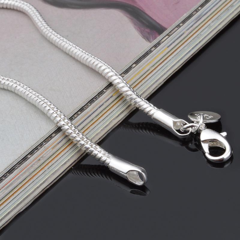 New Arrival Big Brand Sterling Silver Sale Snake Bones Bracelet For Women Bracelets  Bangles