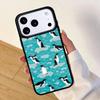Antarctica Animal Flying Penguins Mobile Phone Case for IPhone 17 AIR 16pro Max 15 14 13 12 11 Bumper Cover