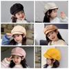 Asymmetric Octagonal Hat Y2K Children Newsboy Cap Vintage Kids Berets Cap  Boys