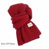 Fashion Keep Warm Cross Scarf Woolen Korean Style Knit Scarf Thicken Vibes Neck Scarf Women