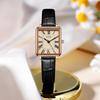 Vintage Roman Scale Women'S Watch Simple Small Square Disc Belt Watch Women'S Waterproof Quartz Watch