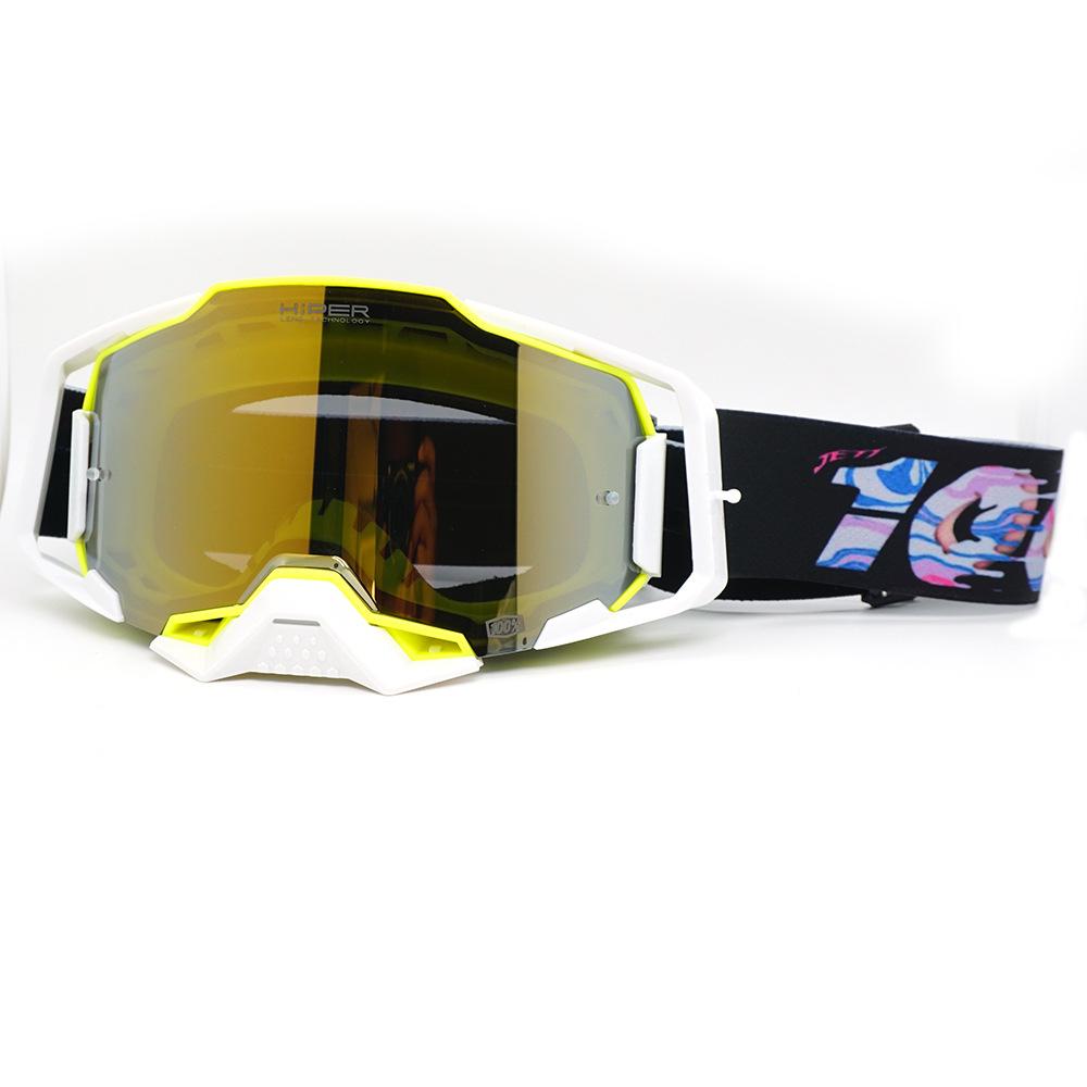 

100% new model100Motorcycle goggles with high-definition windproof and shatterproof quick-release lenses for riding and off-road sports C20