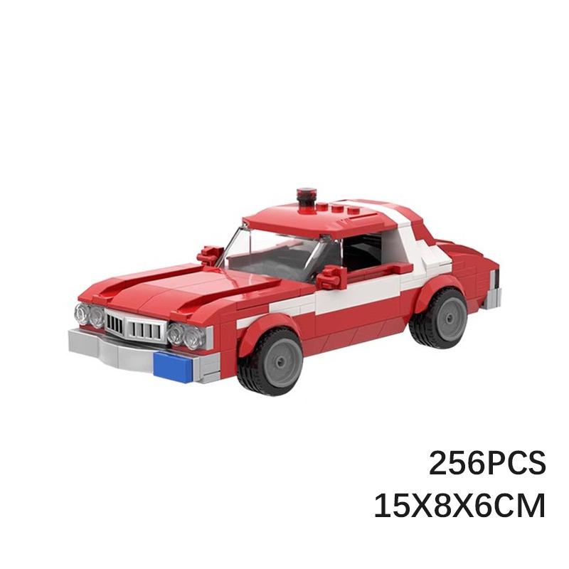 MOC Building Blocks Classic Car Model DIY Assembly Bricks Set Decorative Ornament Educational Toy Gift For Kids