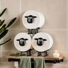 1 Pcs 3D Printed Cute Lamb Tissue Holder, Valentine's Day and Halloween Bathroom Towel Holder