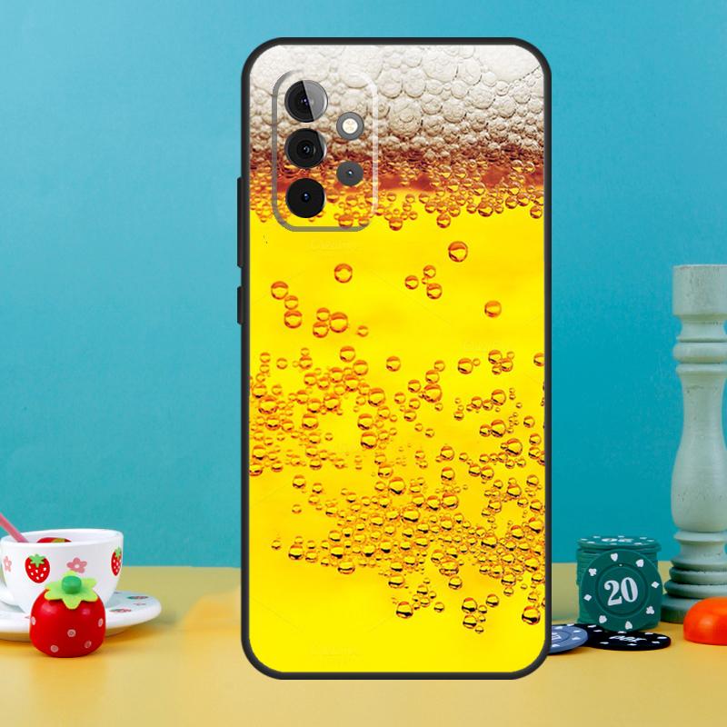 Beers Alcohol Summer Bubble Case For Samsung Galaxy A15 A16 A05 A26 A36 A56 A52 A53 A33 A13 A34 A54 A14 A35 A55 A22 A32
