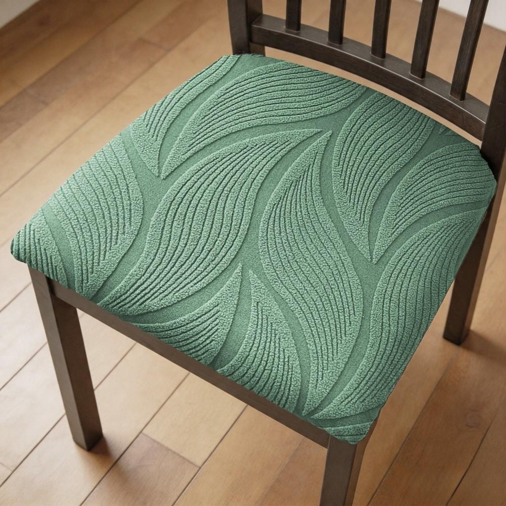 Universal Dining Chair Cover Stretch Jacquard Elastic Spandex Stretch Chair Cover Slipcover Anti-slip Jacquard Chair Cover