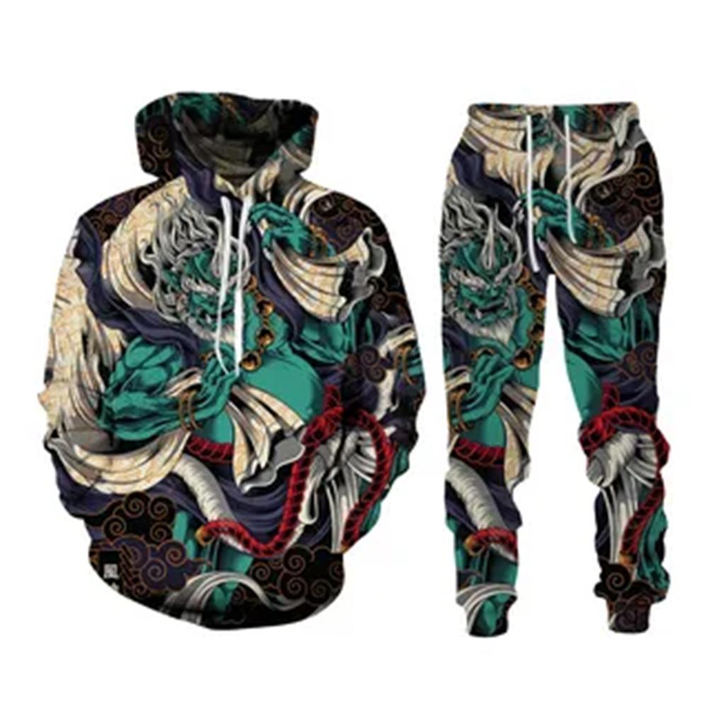 Man Woman Casual Hoodie+pants 2PCS Country Girl Deer Hunting 3D Print Tracksuit Set Set Fashion Camo Streetwear Pullover Clothes