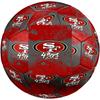 San Francisco 49ers Theme Size 5 Soccer Ball, Suitable for Both Indoor and Outdoor Matches, a Gift Suitable for Everyone.