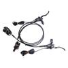 Hydraulische Scheibenbremse Aluminiumlegierung E-Bike Elektrisches Kabel 180mm Links-hinten Nützlich