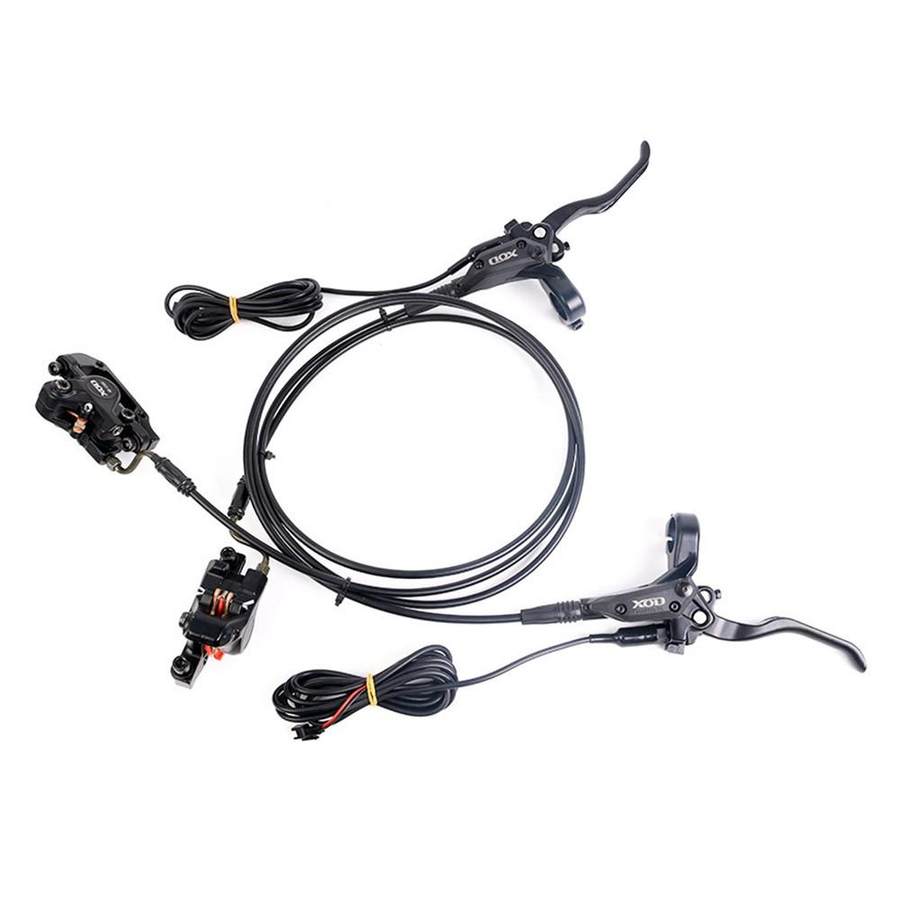 Hydraulische Scheibenbremse Aluminiumlegierung E-Bike Elektrisches Kabel 180mm Links-hinten Nützlich