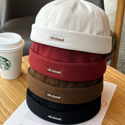 Klobouk Letní Pánský Melonové Semínko Klobouk Japonský Harajuku Styl Street Trendy Klobouk Yuppie Klobouk Majitelův Klobouk Dívky