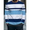 2026 Summer Men's New Long Sleeved Round Neck T-shirt, 3D Printed Simple and