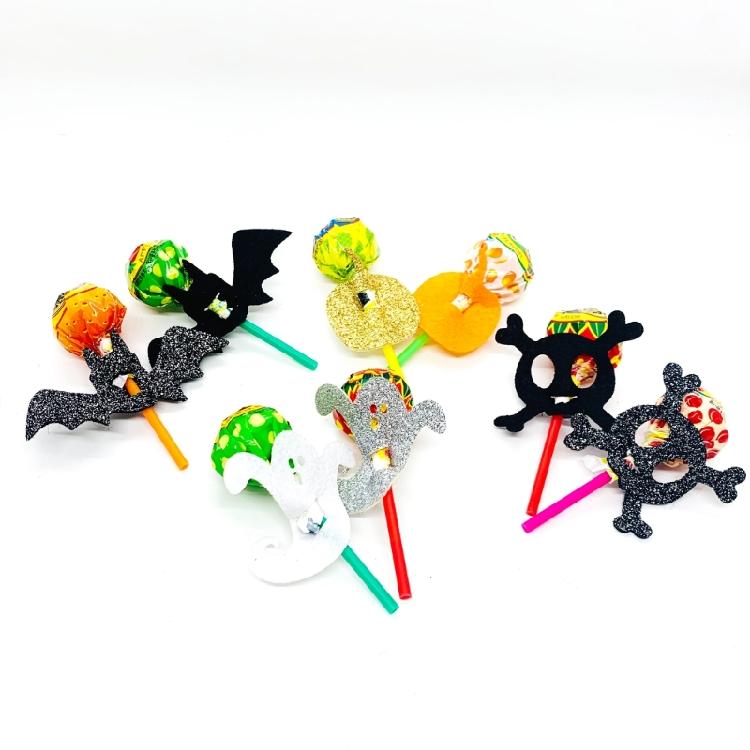30Pcs Halloween Candy Holder Card Lollipop Candy Chocolate Decoration Cards