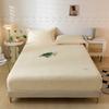 High-quality Soft Velvet Fitted Sheet with Elastic Bands Non Slip Adjustable Mattress Covers for Single Double King Queen Bed 160x200cm
