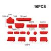 Universal Anti Dust Plug for Notebook 16pcs Silicone Cover Stopper Laptop Dustproof Type C RJ45 USB Interface Waterproof Cover