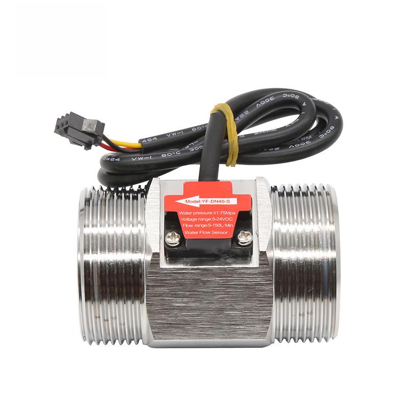 Edelstahl-Wasserdurchflusssensor DN40/DN50 für große Rohre