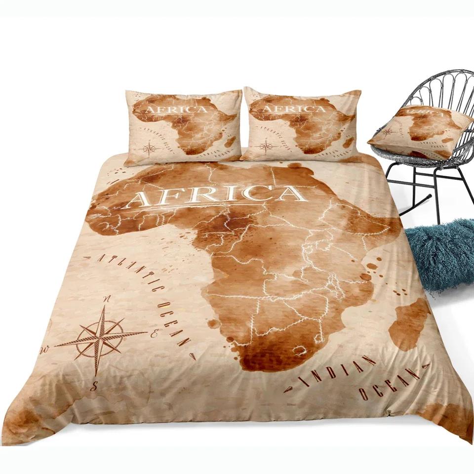 African Print Bedding Sets Bed Sets Duvet Cover Set Pillow Covers Luxury Bohemia Decoration Textile Bohemian Style NO Bed Sheet