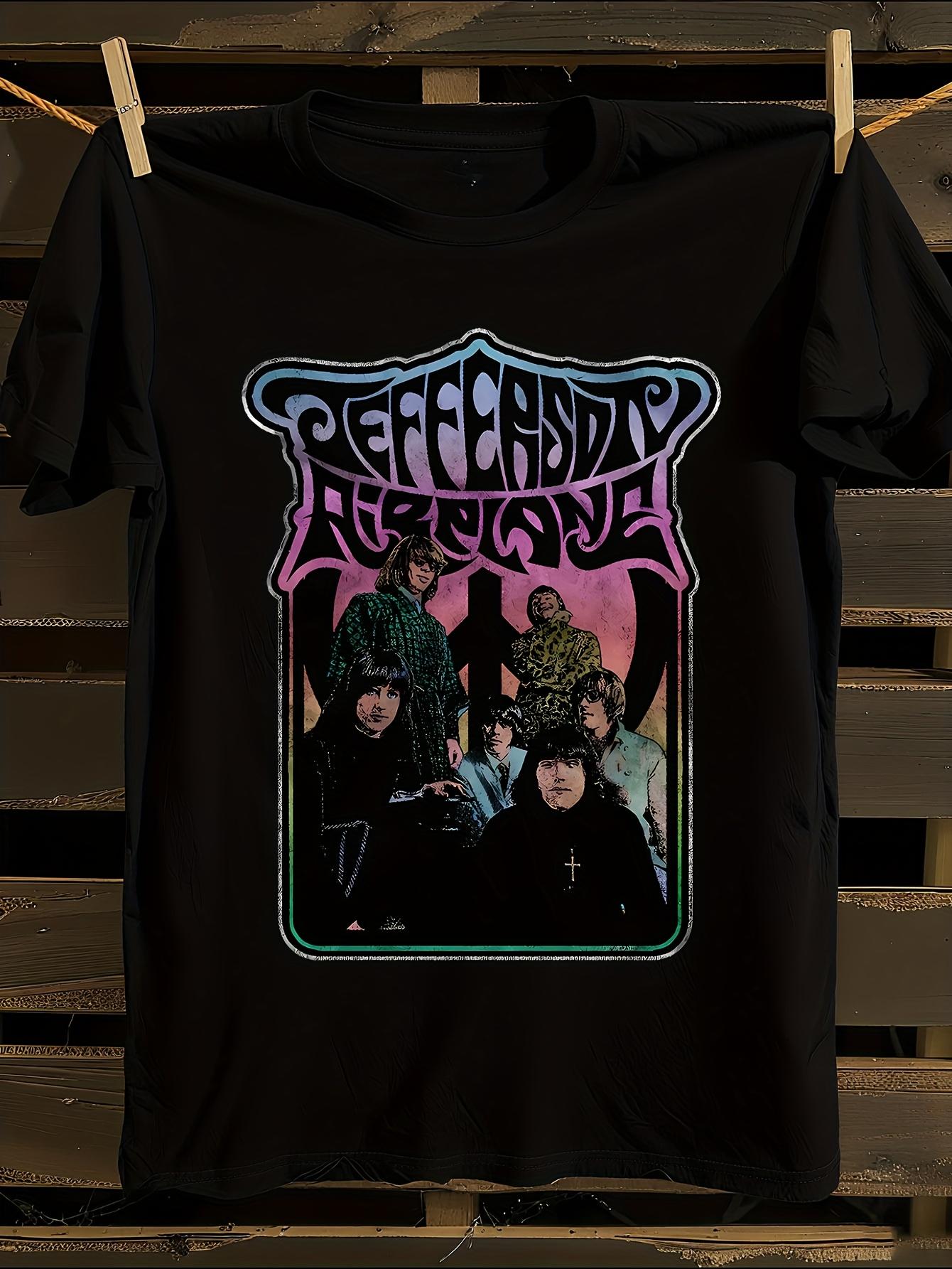 Vintage Jefferson Airplane Band Psychedelic Graphic T-shirt XXL