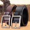 Ceinture en cuir deux couches pour homme: Décontracté Chic, Boucle à ardillon, Boucle polyvalente en alliage, Style simple, Édition 2026
