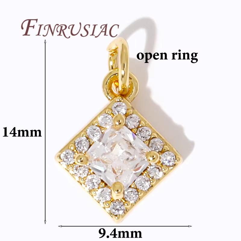 18K Real Gold Plated Natural Stone Charms For Jewelry Making,Pendants For Necklaces Making Accessories,DIY Jewelry Findings