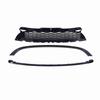 3Pcs Set Glossy Black Front Hood Molding Grille Surround Cover Trim Kits for R55 R56 R57 R58 R59 S JCW