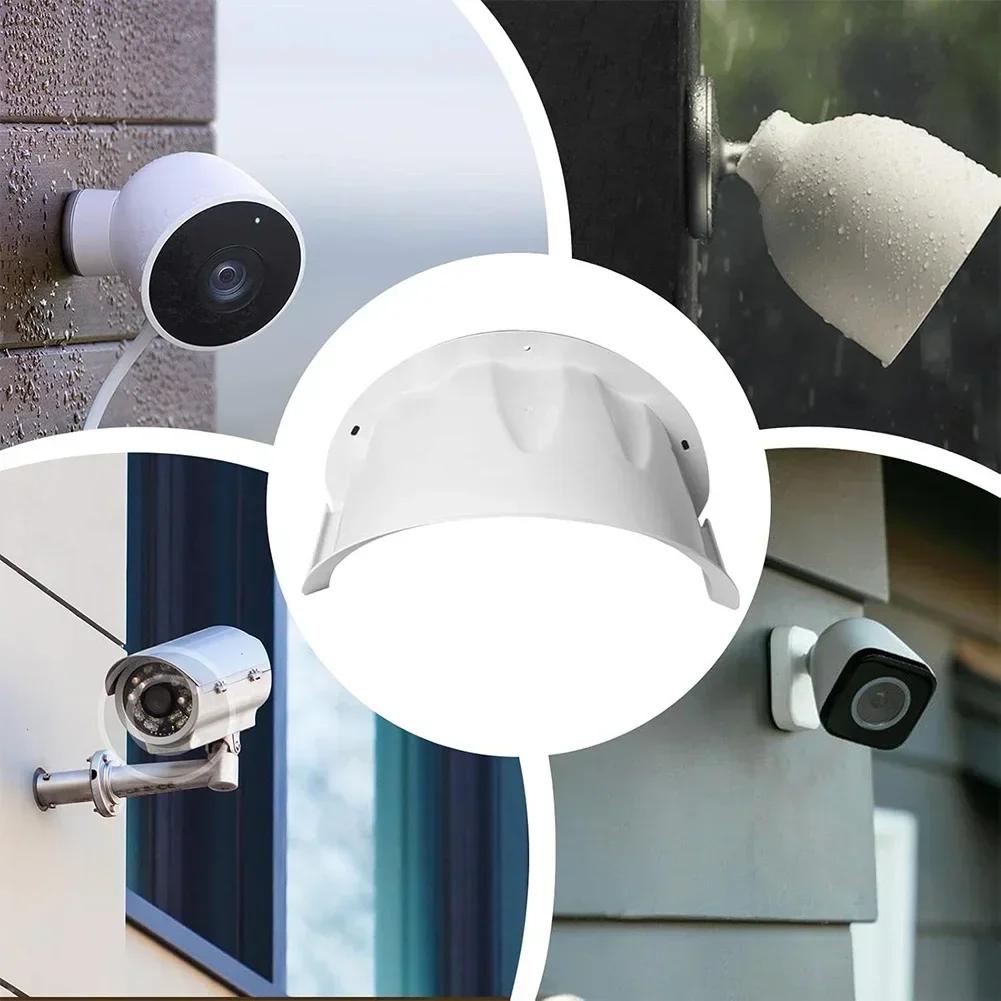 Outdoor Protective Cover for Security Cameras Rain and Dust Shield Plastic Cap for Reliable Weather Protection
