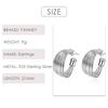 Fashion 925 Sterling Silver 20MM Multi-Wire Round Stud Earrings for Women Wedding Jewelry Gifts Party Earrings Wholesale