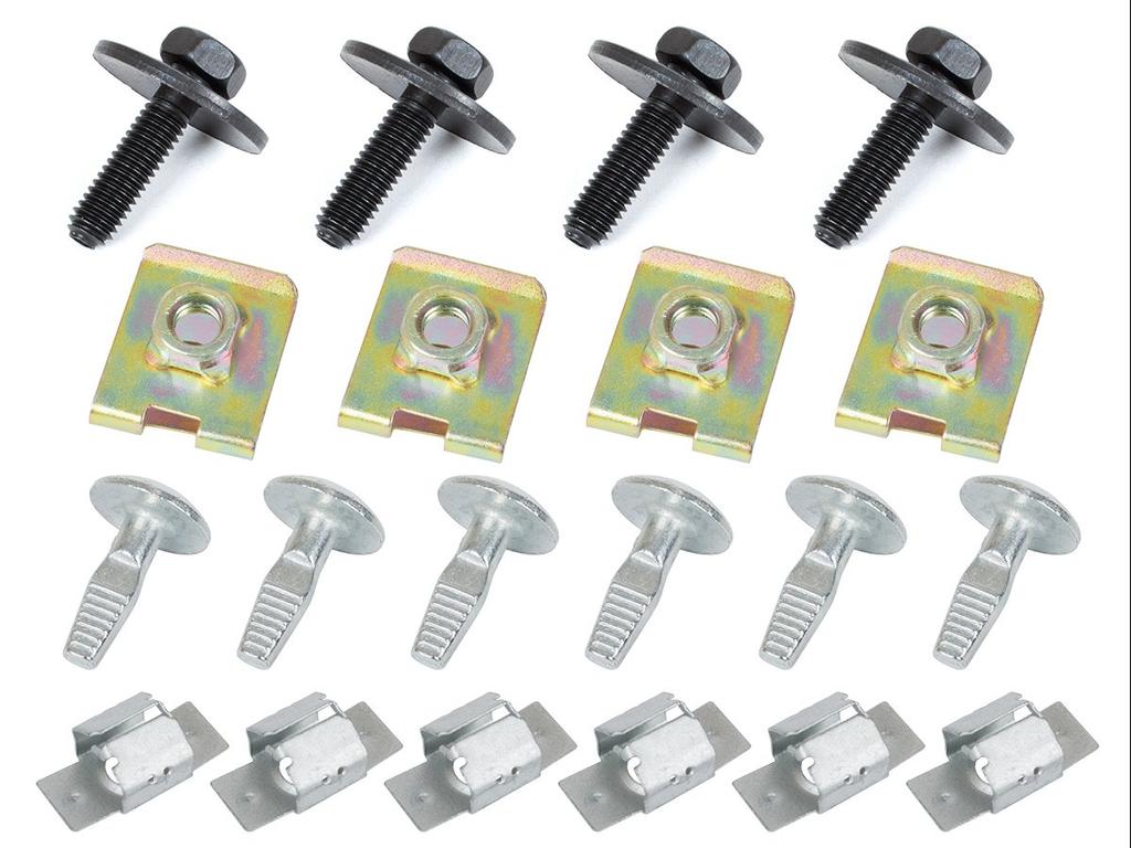 Citroen C5 I 01-05 Set of Clips for Engine Cover Mounting 20pcs KPL