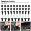 100 Pcs Panel Bumper Fender Push Rivets Fastener Clips Plastic For Toyota Lexus