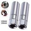 Car Spark Plug Socket Wrench Adapter 14 16Mm Install Replace Repair Kit Torque Magnetic Remove Removal Gap Tool