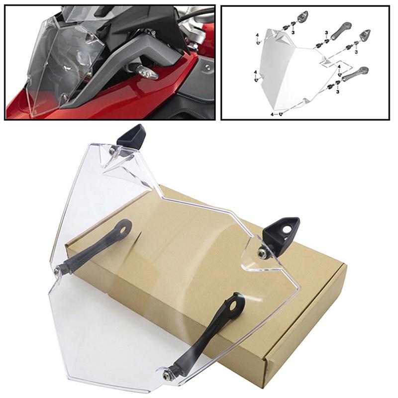 For BMW R1200GS R1250GS ADV LC Clear Motorcycle Headlight Guard Protector Lens Cover Off-Road Riding Protective Shield
