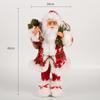 Christmas Decorations pink Santa Claus Dolls Standing Christmas Figurine Holiday Decoration Ornaments Layout Window Decoration