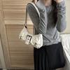 Spicy Girl Retro Rivet Shoulder Bag Pu Leather Locomotive Pack Simple Crossbody Bags  Shopping
