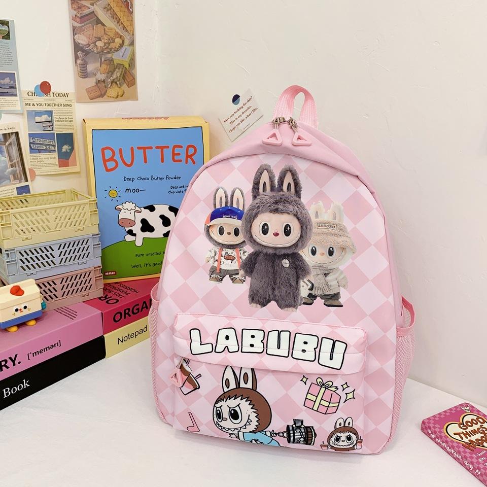 School bag new trend cartoon large capacity lightweight burden reduction fresh fashion casual backpack
