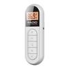 Clipe Mini Digital Portátil de Bolso Lapela Rádio FM Estéreo USB Recarregável