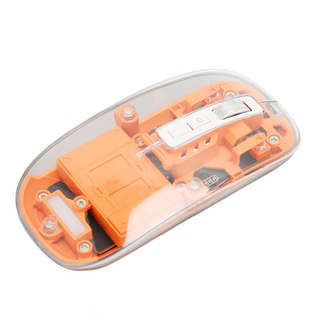 Wireless 3 Mode 5.1 5.1 2.4GHz Mouse Transparent Clear Mouse Re able Silent Mouse for PC Laptop Notebook Computer