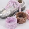 Soft Plush Shoe Lace 120cm Long Polyester Shoelaces Replaceable Sneakers Lace for Adults Trainers Footwear Decoration