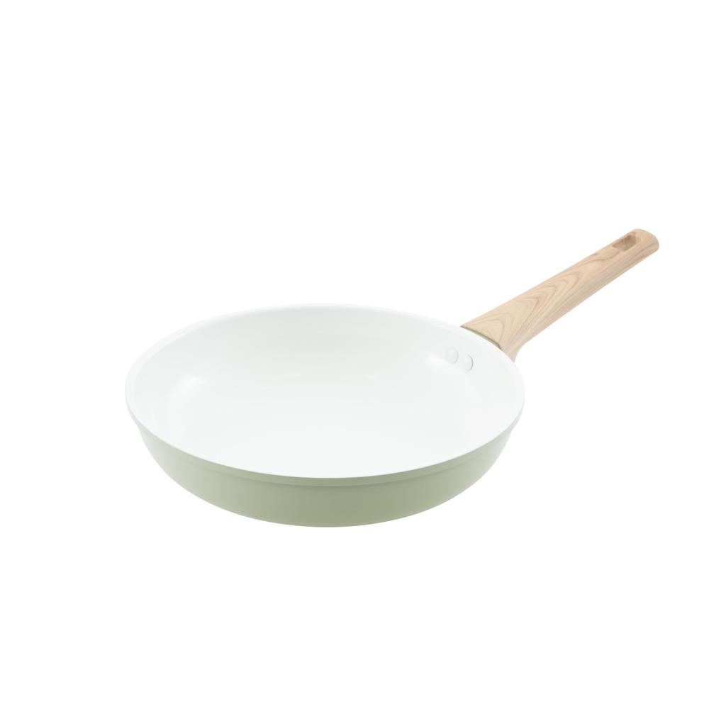 Takeda Corporation Green Ceramic Frying X 26 X [Cooking/Frying Pan/IH Compatible] IH-CEF26GR Pan, 26cm, 46.3 5.5cm