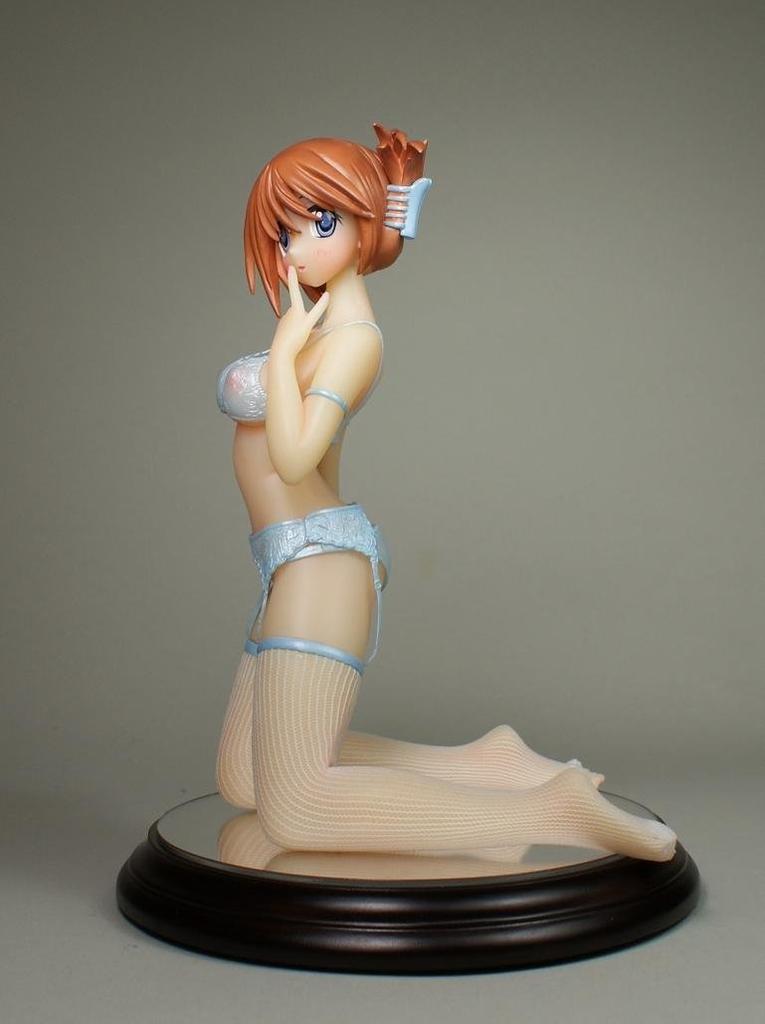 Two Hearts 2 Komaki Manaka Underwear Apron Pastel Blue Standard Edition Scale Polystone Painted Finished & Ver. (1/6 Figure)
