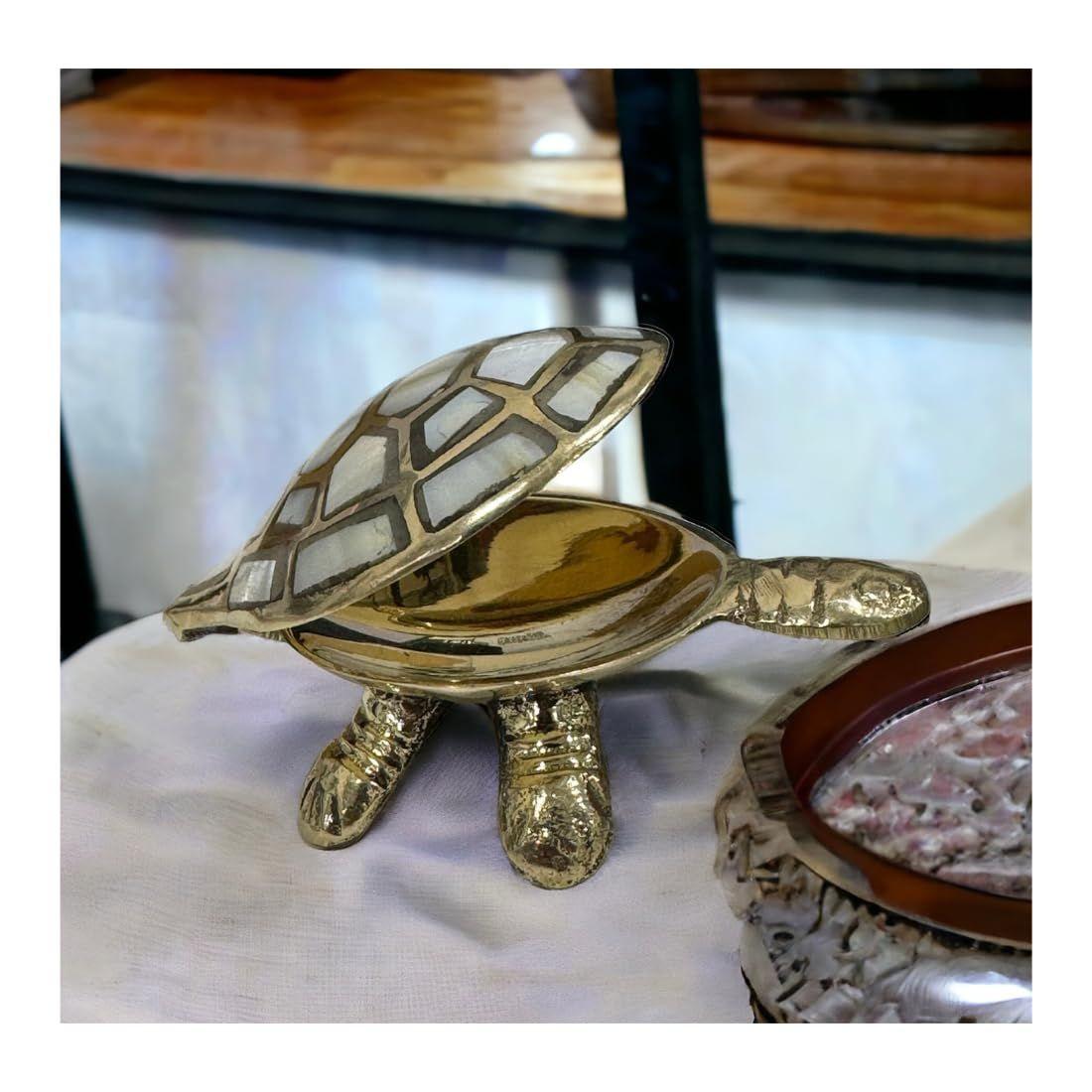 Essential Feng Shui Tortoise Wish Fulfilling Brass Tortoise with Secret Wish Compartment