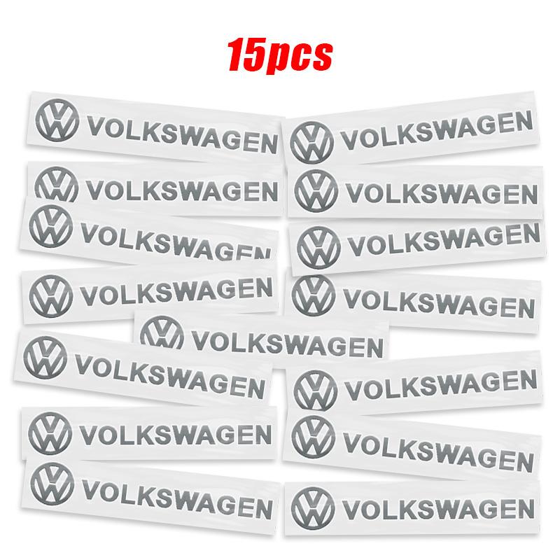SVLHP1 1Pc 3D Metal Letter Emblem Sticker For Volkswagen VW Jetta Polo Golf Passat Touran GTI Car Interior Decoration Decal Accessories